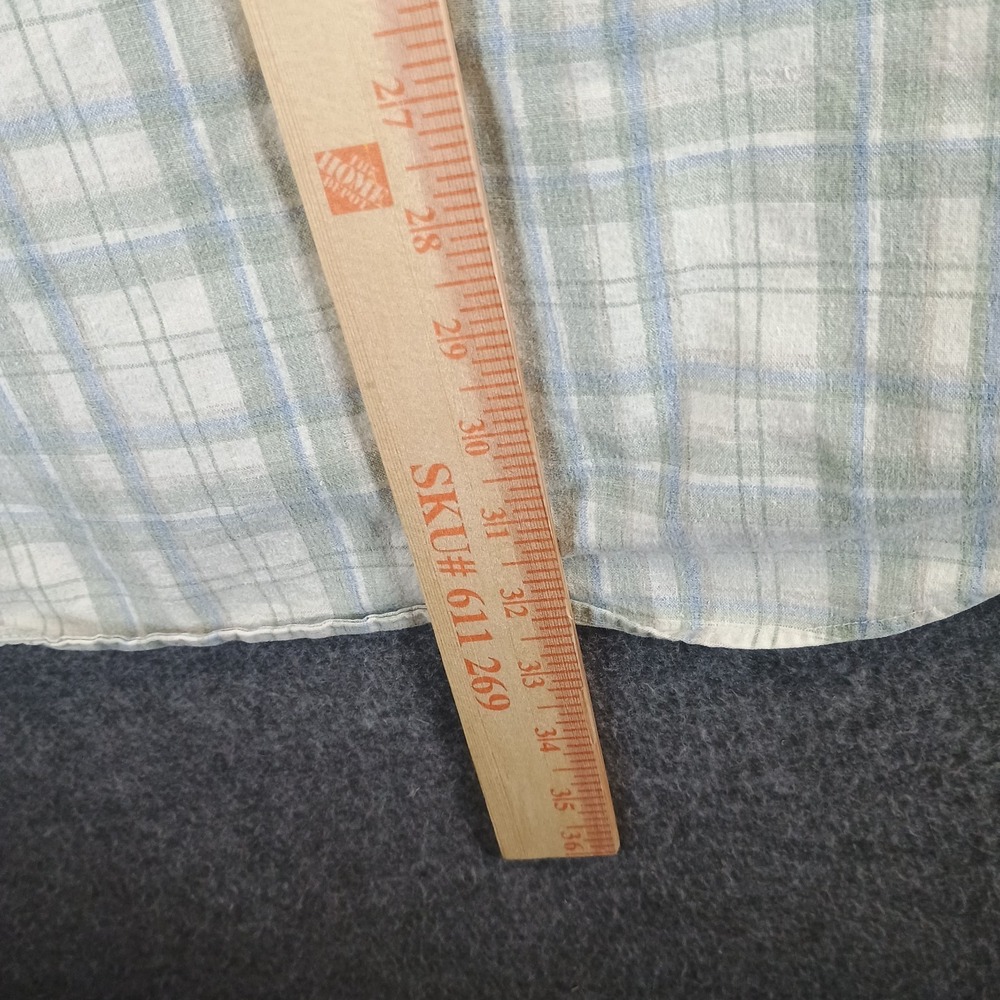 LL Bean Traditional Fit Shirt Mens XLT Plaid Outdoors Pockets Tall Cotton 286411 - Picture 7 of 8